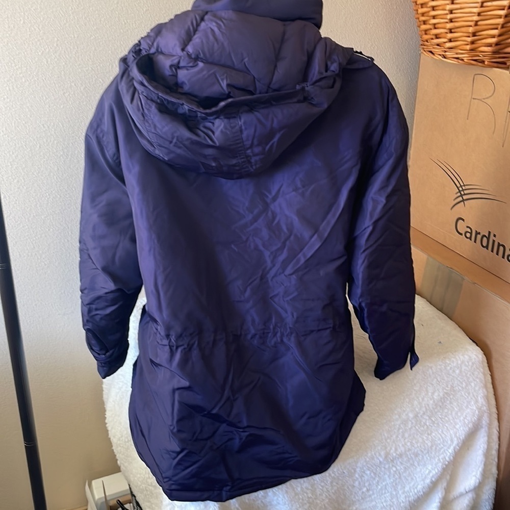 EDDIE Bauer Goose Down Nylon Coat Size Medium - Picture 5 of 12